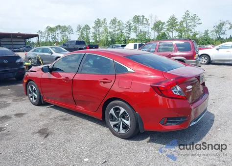 2020 Honda Civic Lx из США, поврежденный, VIN 19XFC2F61LE004885